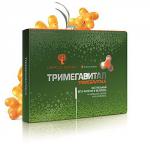Тримегавитал. Натуральный бета-каротин и облепиха (All-natural beta-carotene in sea buckthorn oil) 500060